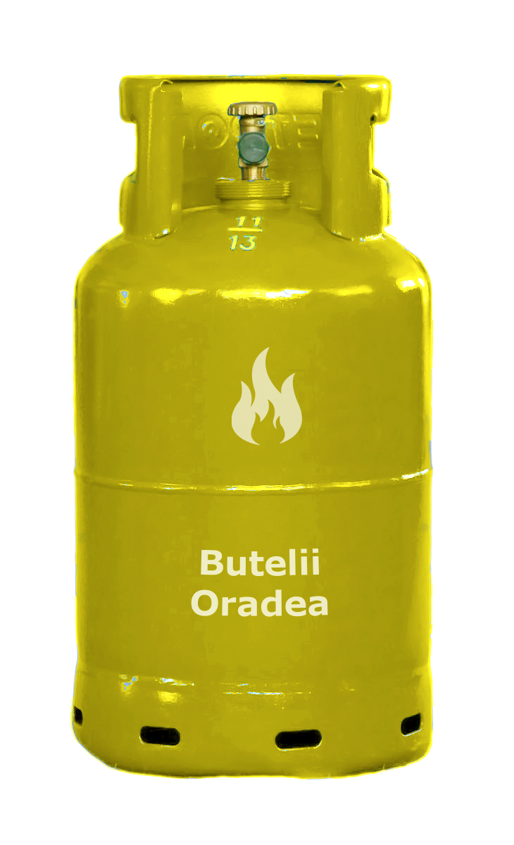 Butelie aragaz galbenă 11 kg Butelii Oradea